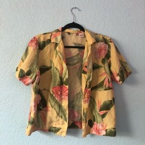 Cropped Hawaiian Shirt